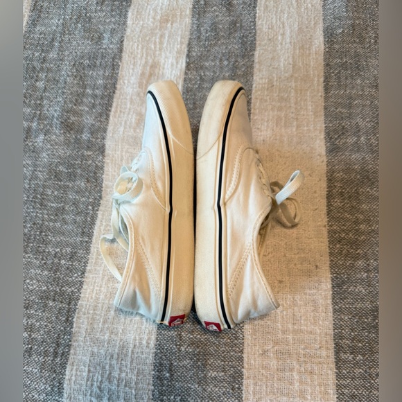 Womens SZ 7.5 VANS Authentic Vr3 Lace Up White Sneakers Groovy Floral - Picture 3 of 7